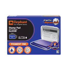 Hộp dấu tampon kim loại Elephant E02 110x70mm