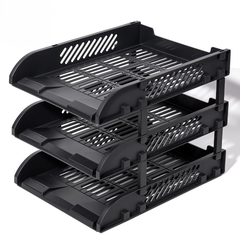 Kệ hồ sơ 3 tầng nhựa màu A4 Deli 9213