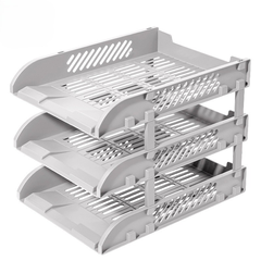 Kệ hồ sơ 3 tầng nhựa màu A4 Deli 9213