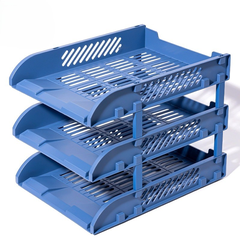 Kệ hồ sơ 3 tầng nhựa màu A4 Deli 9213