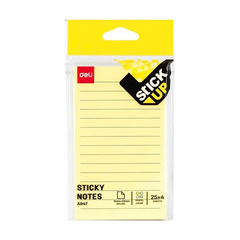 Giấy note màu Deli A047 3x5inch, có dòng kẻ (4 màu) (12)
