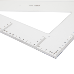 Bộ thước Eke giáo viên Deli 6445