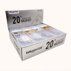 Bộ thước eke 4 món Bitoon 20cm BT-2139