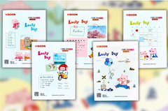 Tập HS Vĩnh Tiến Lucky day 96 trang 100gsm 4 ô ly caro (5/100)