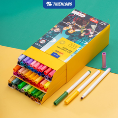 Bút lông màu fiber pen Thiên Long Colokit Demon Slayer, ngòi chóp nón, có thể rửa được