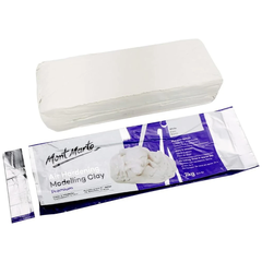 Đất sét tự khô Mont Marte Premium MMSP0007-V07 White 2Kg đất làm gốm
