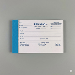 Biên nhận 2 liên 10.5x14cm 50 bộ/ 100 tờ (20/100)