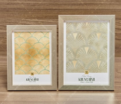 Khung ảnh A5 15x21cm Viền trơn 1.5cm (6 màu) Thảo Tranh