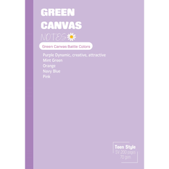 Tập SV Thuận Tiến Teen Green Canvas 200 trang 70gsm 4 ôly sinh viên B5 Tibook (5/70)