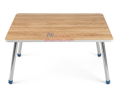 Bàn xếp vân gỗ 1 mặt chân ống - Bàn học gấp gọn học sinh, sinh viên | 30cm x 50cm x 20cm / 39 cm x 60cm x 30cm / 50cm x 70cm x 30cm 