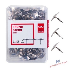 Đinh dù, ghim mũ inox Deli 0022 (10)