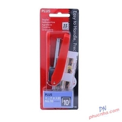 Bấm kim Plus PS-10E kèm 2 hộp kim no.10 (10)