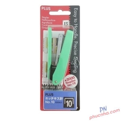 Bấm kim Plus PS-10E kèm 2 hộp kim no.10 (10)