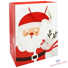 Túi giấy mẫu noel đứng size XXL+ 40x30x18 TDXmas XXL+