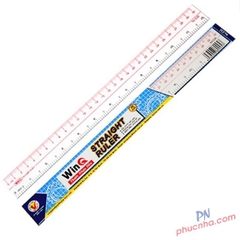 Thước kẻ nhựa dẻo 30cm WinQ C30 (50/250)