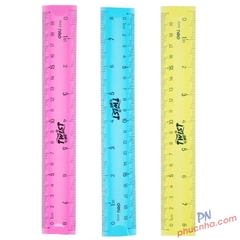 Thước kẻ dẻo dày 20cm Deli 6208