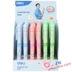 Bút máy vỏ nhựa Deli Q887 fountain pen ngòi êm (36)