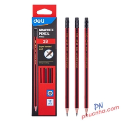 Bút chì gỗ Deli 10902 2B (12)