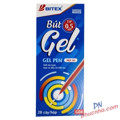 Bút gel Bitex G04 0.5mm (20)