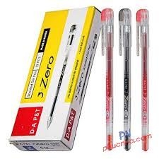 Bút gel D.A P&T 3-Zero Aroma 0.38mm nét mảnh - Mực xanh, đỏ, đen, tím (12cây/ hộp)