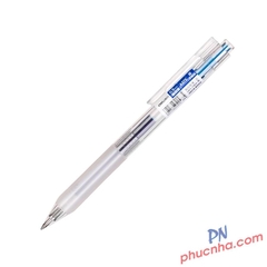 Bút gel bấm Deli A575 0.5, xanh (5)