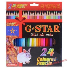 Bút chì màu G-Star hộp giấy đỏ con thỏ