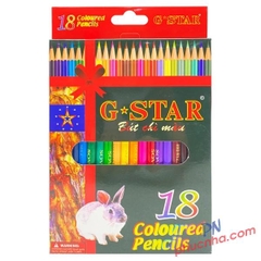 Bút chì màu G-Star hộp giấy đỏ con thỏ
