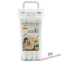 Bút lông màu mỹ thuật (lông dầu) Thiên Long Colokit AM-C002 art marker acrylic 2 đầu