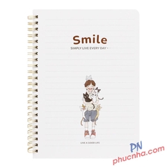 Sổ lò xo Hải Tiến Smile 200 trang 80gsm