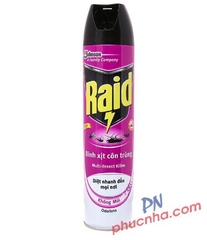 Bình xịt côn trùng Raid 600ml (12)