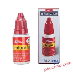 Mực dấu chuyên dụng bao bì nhựa Shiny 15ml - SI-63 Xanh/ SI-62 Đỏ/ SI-61 Đen/ SI-60 trắng