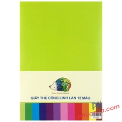 Giấy màu thủ công Linh Lan GT12-A4 A4 (12 màu/ xấp)