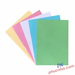Giấy bìa màu Thái/ Đài loan A4 160gsm (100 tờ/x)