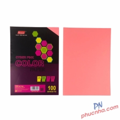 Giấy bìa màu đặc biệt dạ quang A4 160gsm Grand (100 tờ/ xấp)