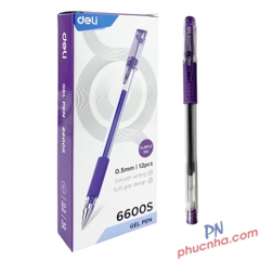 Bút gel Deli 6600S 0.5mm (12)