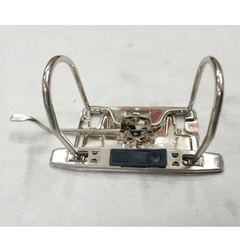 Khóa còng, còng bật rời 5cm có nẹp nút bấm nhựa đen (50)