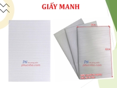 Giấy manh kẻ caro/ ngang tờ đôi A4 320x205mm Thuận Tiến (xấp 20 tờ) (lốc 20 xấp) - Giấy viết thư, viết đơn