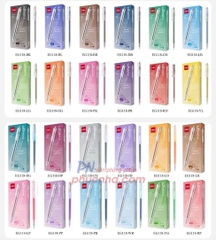 Bút gel bấm nhiều màu Indelight Deli G118 0.5mm (12) - 24 màu mực