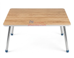 Bàn xếp vân gỗ chân ống (thường) - Bàn học gấp gọn học sinh, sinh viên | 30cm x 50cm x 20cm / 39 cm x 60cm x 30cm / 50cm x 70cm x 30cm 