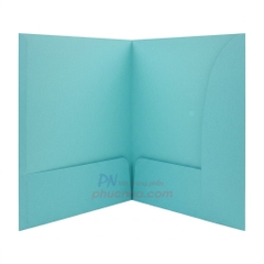 Bìa bướm A4 Grand giấy dày 325gsm, bìa 2 túi cạnh màu Xanh biển, Xanh lá, Hồng, Vàng (20 cái/ xấp/ màu)