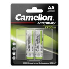 Pin sạc Camelion Ni-MH AA NH-2700ARBP2 AlwaysReady 2700mAh 1.2V (12)