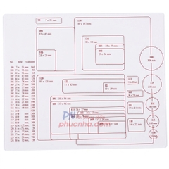 Decal tomy tem, nhãn dán A5 (10 tờ/ xấp - 25 xấp/ lốc)