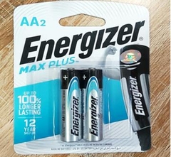 Pin Energizer Max plus 2A 1.5V AA LR6 E91 BP2 (2 viên/ vỉ) (12 vỉ/ hộp)