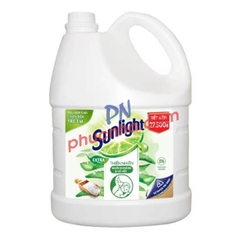 Nước rửa chén Sunlight thiên nhiên muối khoáng lô hội 3.6kg (3 can / thùng)