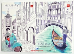 Tập SV Deli B120-HLD B5 120 trang 80gsm, 4 ly ngang (5/80)