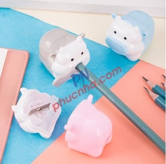 Chuốt bút chì Deli 68654 hình con bò hộp dựng (12)
