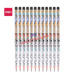 Bút chì gỗ Deli U53300 2B (12)