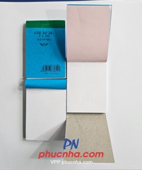 Cùi xé (order trơn không chữ) 2 liên 8x12cm 100 tờ/ 50 bộ - không đế (20/100)