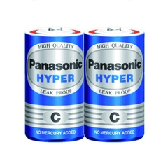 Pin trung size C Panasonic Hyper Carbon R14UT/2S 1.5V cỡ C 2 viên/ lốc (12 lốc/ hộp)