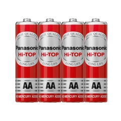 Pin Panasonic AA Hitop R6DT (2A) 1.5V (4 viên/ lốc, 60 viên/ hộp)